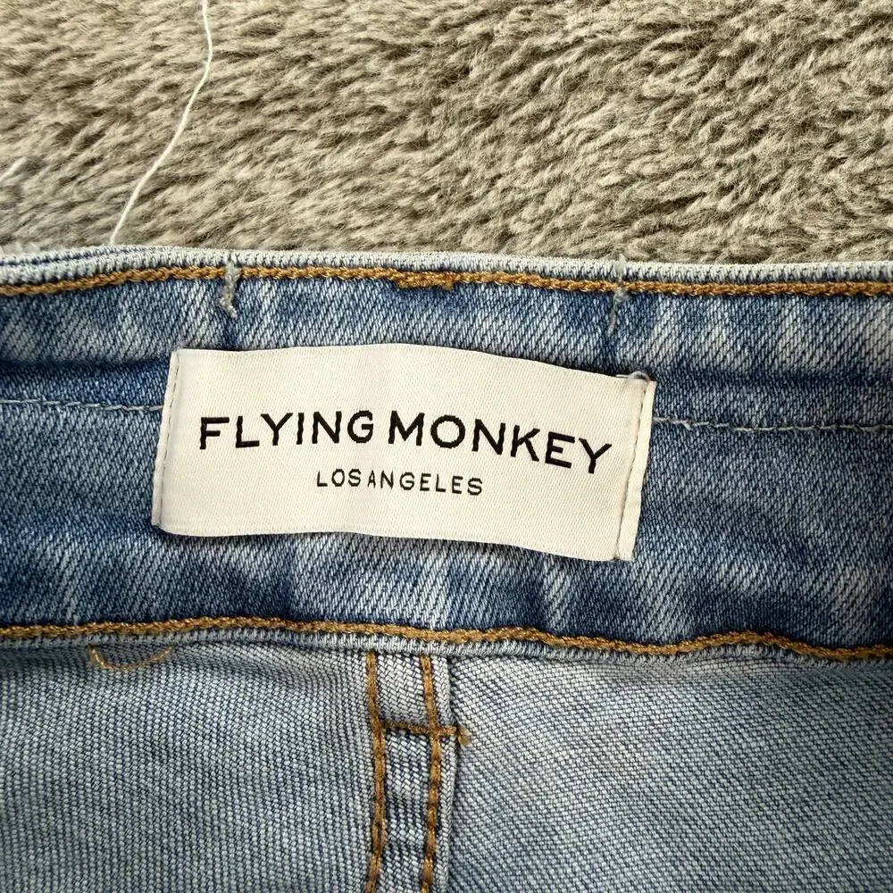 Flying Monkey Mid Rise Flare Jeans Women's 25